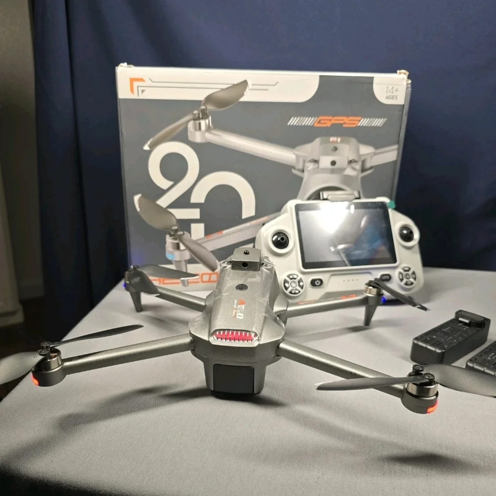 AE20 GPS Aero Max Drone with Dual Cameras - Gray